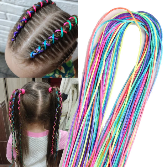 Cordões de Trança de Cabelo Coloridos de 90cm, Misturados, 4-30 Peças para Tranças Africanas, Tranças DIY para Meninas, Rabo de Cavalo, Acessórios de Estilo para Mulheres.