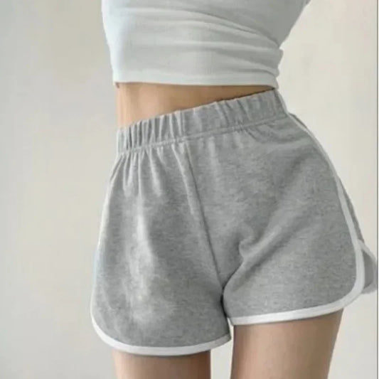 Shorts de Verão Novos para Mulheres, Shorts Esportivos Casuais, Edição Coreana, Shorts de Yoga de Perna Larga, Calças para Dormir em Casa, Shorts de Cintura Alta Modeladores.